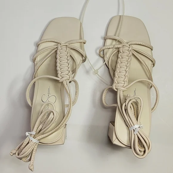 Jessica Simpson Women's Maena Ankle Wrap Sandal Heeled - Picture 15 of 16